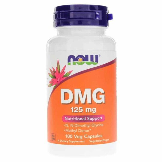 DMG 125 Mg, 100 Veg Capsules, NOW