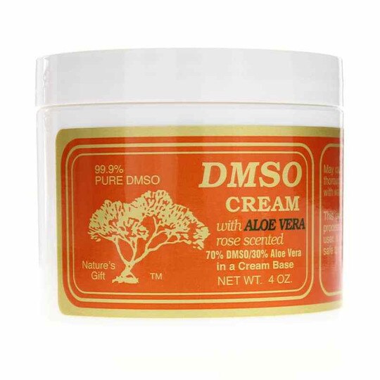 DMSO Cream with Aloe Vera Rose Scented, 4 Oz, DMSO
