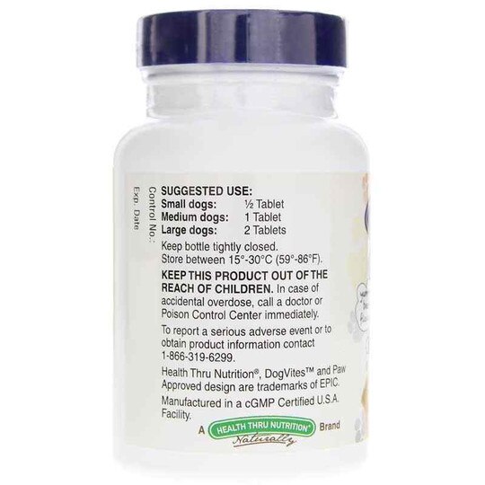 DogVites CoQ10 30 Mg, 60 Chewable Tablets, HTN