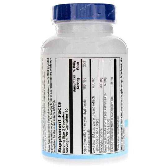 Dopa Factors, 60 Veg Capsules, NBG