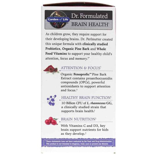 Dr. Formulated Brain Health Attention & Focus for Kids,, GOL