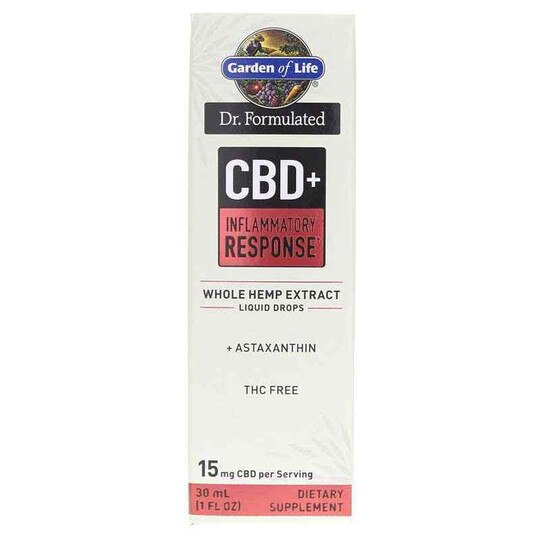 Dr. Formulated CBD 15 Mg Inflammatory Response Drops, 1 Oz, GOL