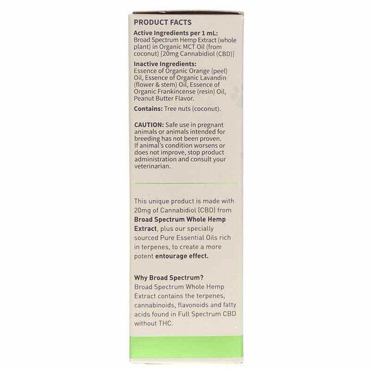 Dr. Formulated CBD 20 Mg Pet Drops, 1 Oz, GOL