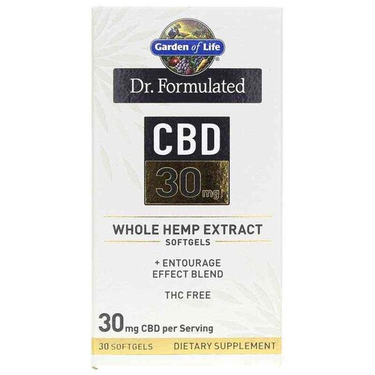 Dr. Formulated CBD 30 Mg, 30 Softgels, GOL