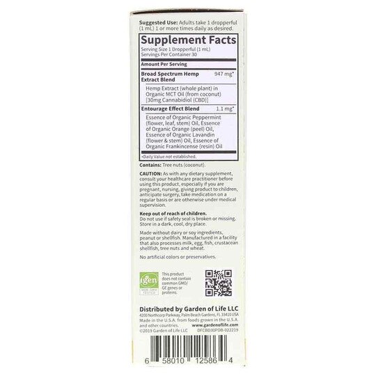 Dr. Formulated CBD 30 Mg Drops, GOL