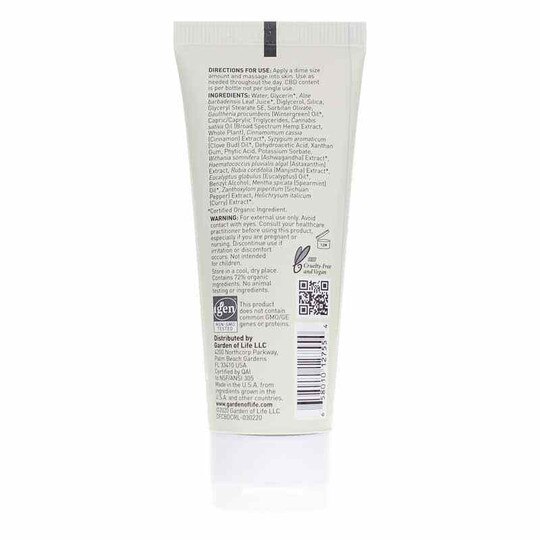 Dr. Formulated CBD Cooling Rescue Cream, 1.3 Oz, GOL
