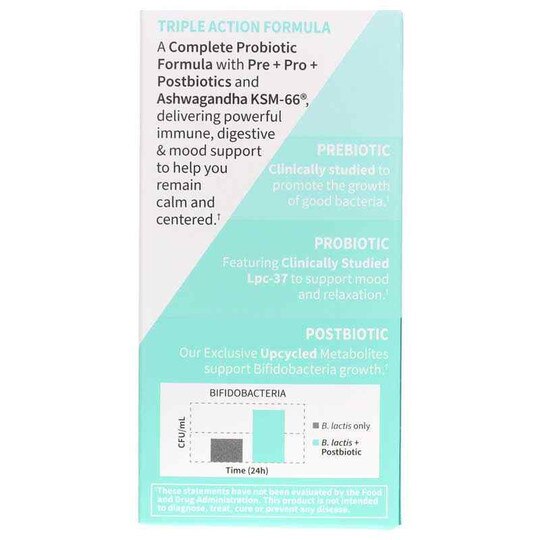 Dr. Formulated Probiotics Calm 50 Billion, 30 Veg Capsules, GOL