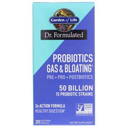 Dr. Formulated Probiotics Gas + Bloating 50 Billion