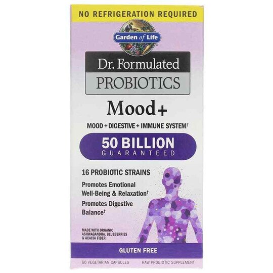 Dr. Formulated Probiotics Mood + Shelf-Stable, 60 Veg C, GOL