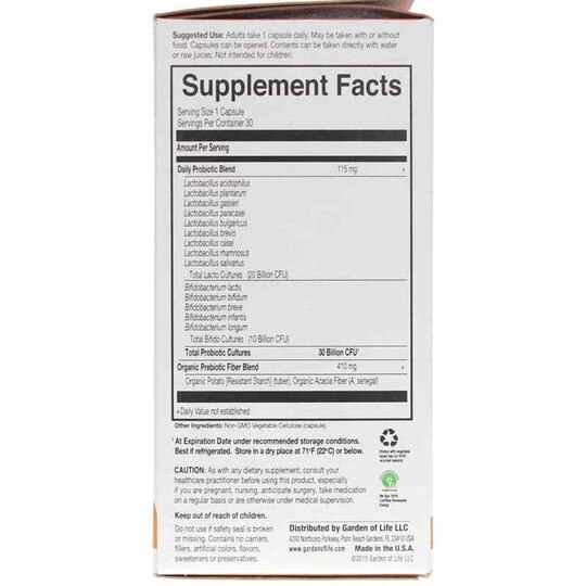 Dr. Formulated Probiotics Once Daily, 30 Veg Capsules, GOL