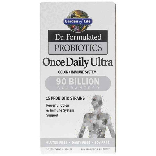 Dr. Formulated Probiotics Once Daily Ultra, 30 Veg Caps, GOL