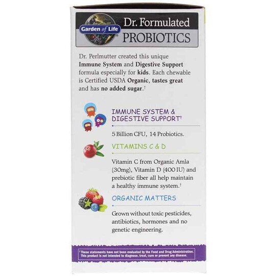 Dr. Formulated Probiotics Organic Kids + Shelf-Stable,, GOL