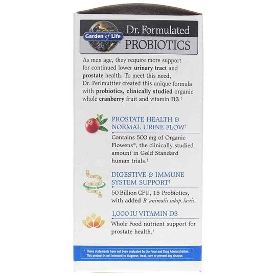 Dr. Formulated Probiotics Prostate +, 60 Veg Capsules, GOL