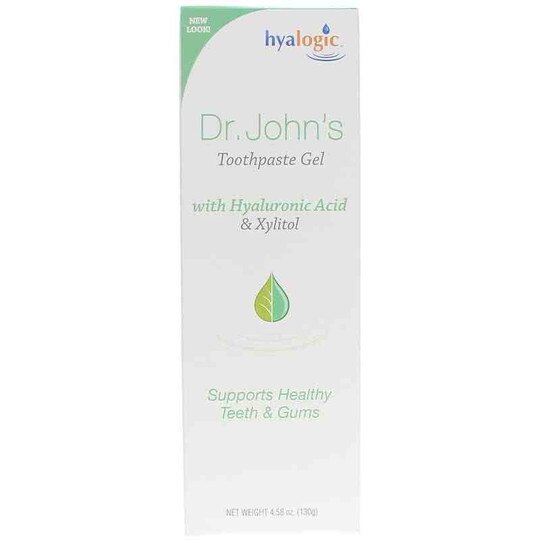 Dr. John's Toothpaste Gel with Hyaluronic Acid, 4.58 Oz, HYG