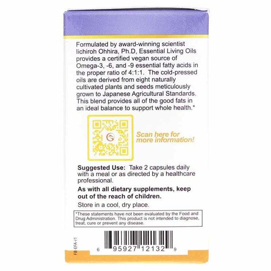 Dr. Ohhira's Essential Living Oils, 60 Capsules, ESF