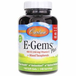E-Gems Plus 400 IU Natural Vitamin E Bonus Pack 1
