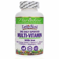 Earth's Blend Superfood Multivitamin with Iron