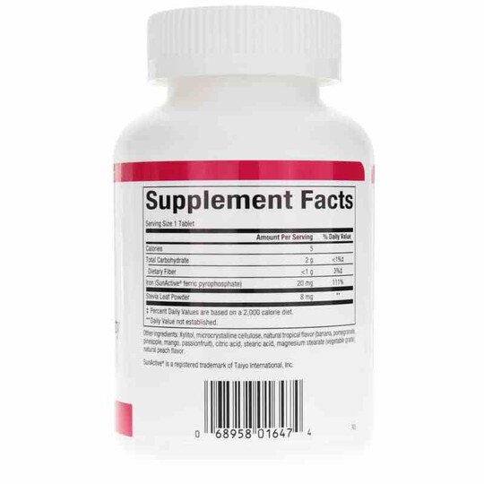 Easy Iron 20 Mg Chewable, 60 Chewable Tablets, NF