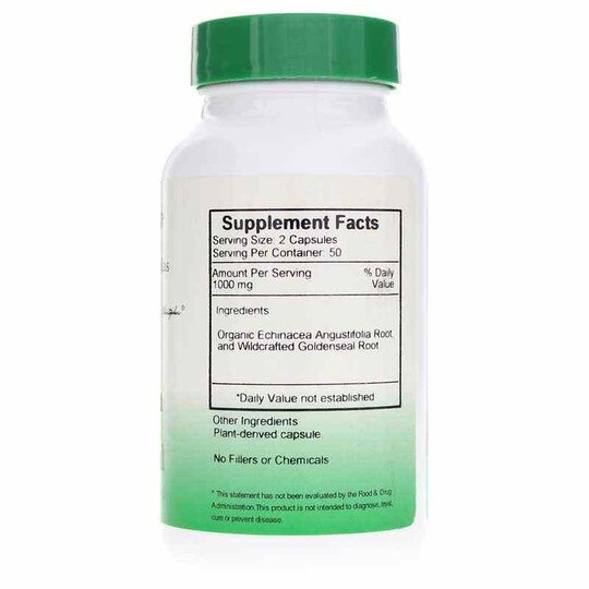 Echinacea & Goldenseal, 100 Veg Capsules, DRC
