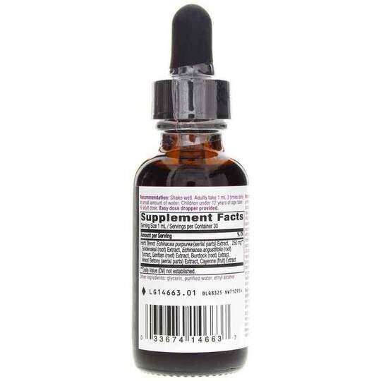 Echinacea Goldenseal Liquid, 1 Oz, NWA
