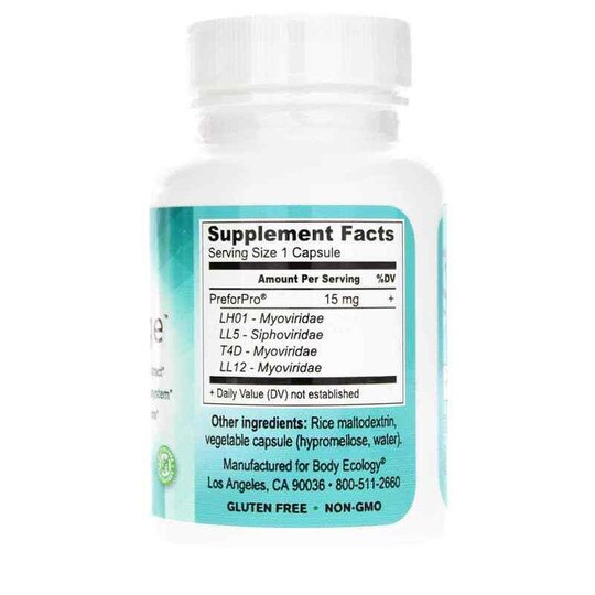 EcoPhage, 60 Veg Capsules, BOE