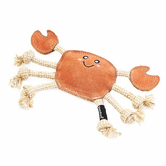 ecoZippy Suede & Rope Buddies Crab, ZPS