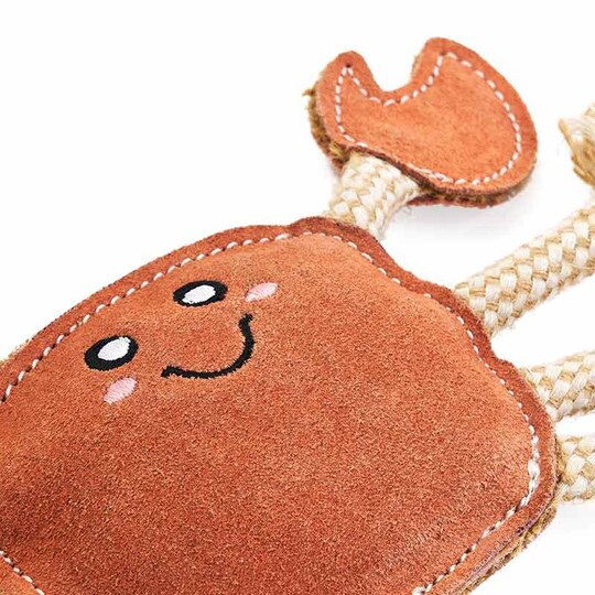 ecoZippy Suede & Rope Buddies Crab, ZPS