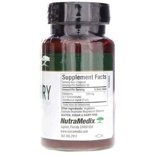 Elderberry, 60 Veg Capsules, NTX
