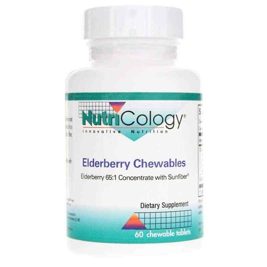 Elderberry Chewables, 60 Chewable Tablets, NTC