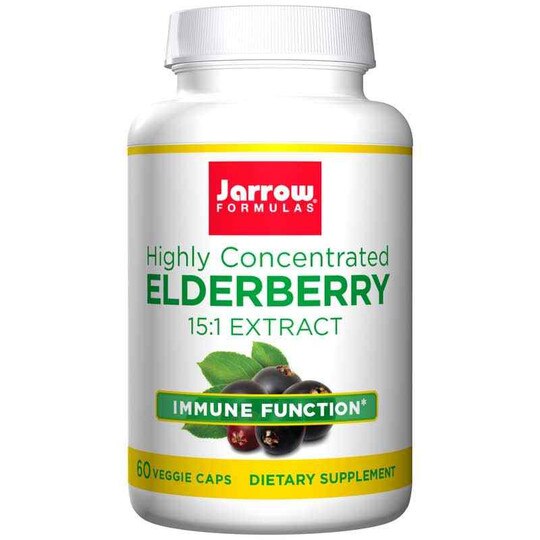 Elderberry Extract Highly Concentrated, 60 Veg Capsules, JRF