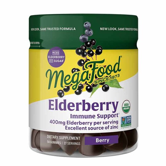 Elderberry Immune Support Berry Gummies, 54 Gummies, MGF