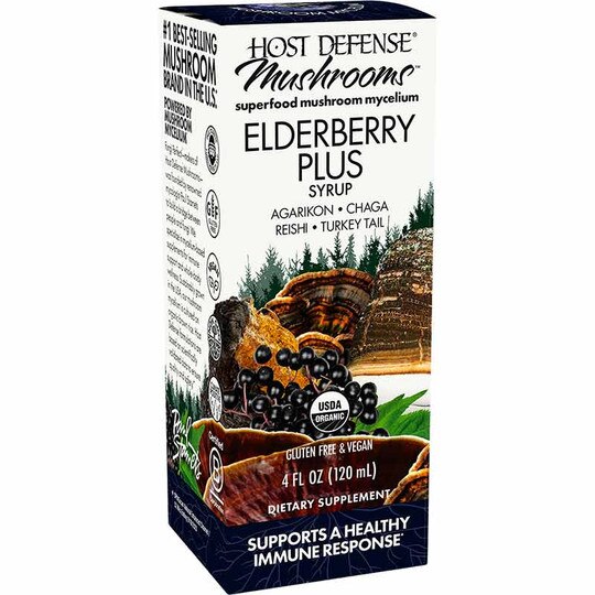 Elderberry Plus Syrup, 4 Oz, HDF