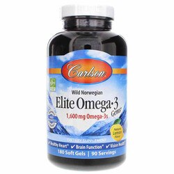 Elite Omega-3 Gems 1600 Mg with Natural Lemon Flavor