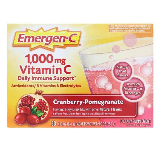 Emergen-C 1000 Mg Vitamin C Drink Mix, ALC