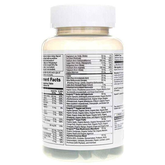 Enhanced Energy Once Daily Whole Food Multivitamin, 60 Veg Tablets, KAL