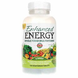 Enhanced Energy Whole Food Multivitamin Iron Free 1