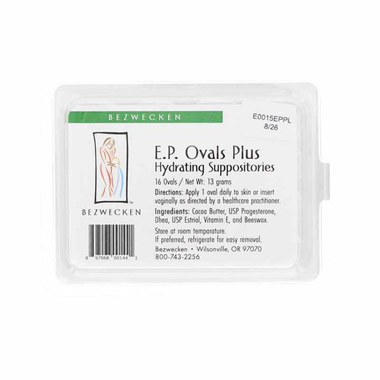 E.P. Ovals Plus, 16 Suppositories, BZW