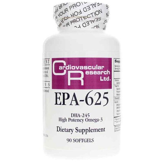 EPA-625 DHA-245 High Potency Omega-3, 90 Softgels, CR