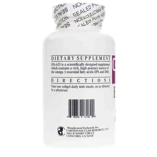 EPA-625 DHA-245 High Potency Omega-3, 90 Softgels, CR