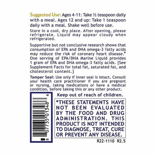 EPA/DHA Marine Liquid Fish Oil Concentrate, 7.6 Oz, PRL