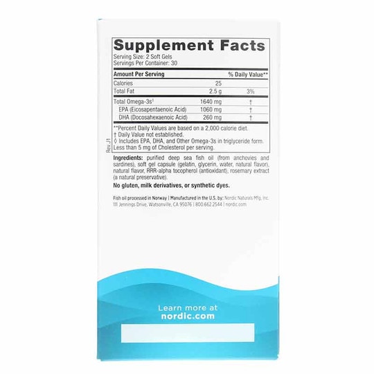EPA Xtra Lemon, 60 Softgels, NRN