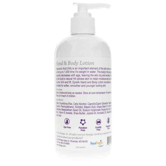 Episilk Hand & Body Lotion, 10 Oz, HYG