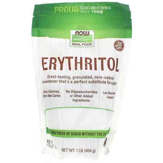 Erythritol, 1 Lbs, NOW