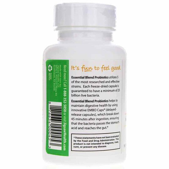 Essential Blend Probiotics, 90 Veg Capsules, JGH