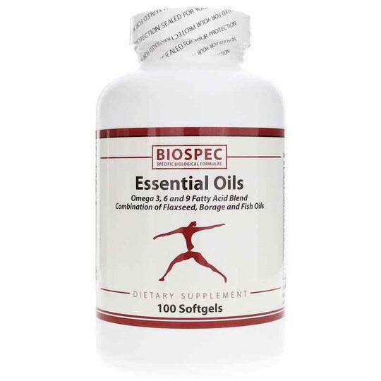 Essential Oils Omega Fatty Acid Blend, 100 Softgels, BSP