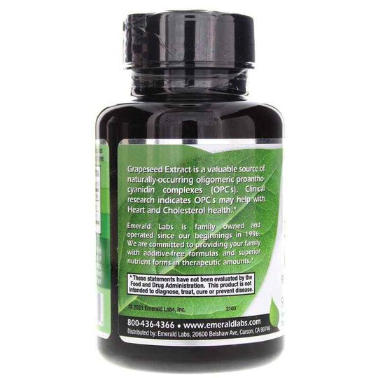 European Grape Seed Extract, 90 Veg Capsules, EMD