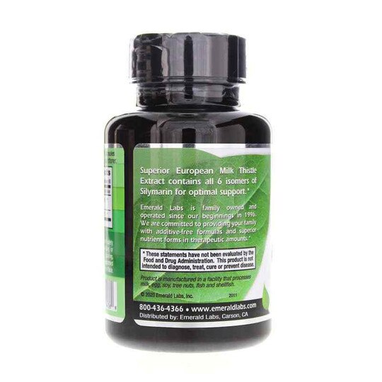 European Milk Thistle, 60 Veg Capsules, EMD