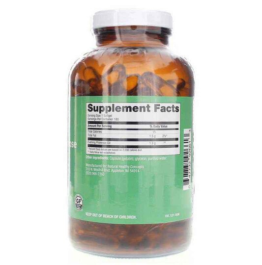 Evening Primrose Oil 1,300 Mg, 180 Softgels, NHC
