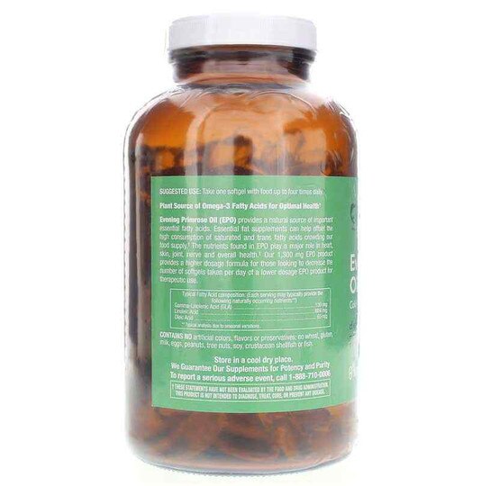 Evening Primrose Oil 1,300 Mg, 180 Softgels, NHC