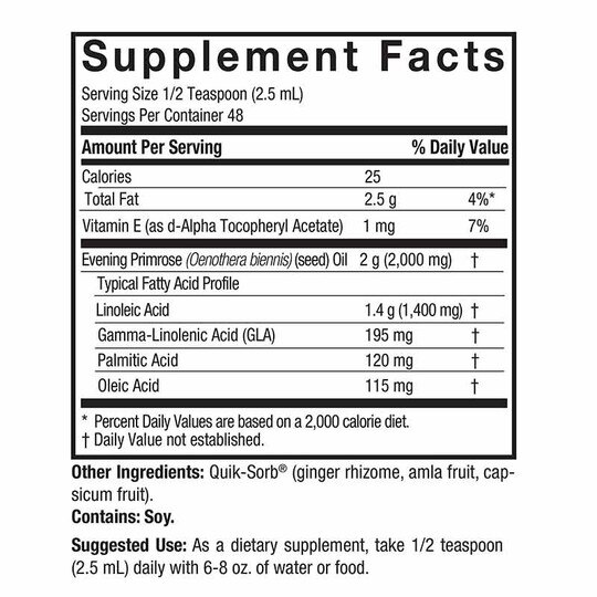 Evening Primrose Oil Quik-Sorb, 4 Oz, NAN